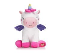 Posh Paws 49402U Kawaii Kuties 9.5" (24cm) Luna The Unicorn Dog Soft Plush Toy, White