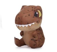 Posh Paws 59001ENV1 Jurassic World 13cm (7-inch) Glow in The Dark Squashy Podgie T-Rex Plush Soft Toy