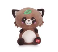 Posh Paws Kawaii Kuties 9.5" (24cm) Mika the Tanuki Dog Soft Squishy Plush Toy