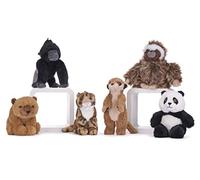 Posh Paws One Eco Earth Around the World Animals 15cm (6-inches) Soft Toy - Please Note: Only one soft toy selected at random per transaction