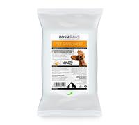 Posh Paws Pet Wipes | Multi Purpose | Cleaning On The Go | Suitable for Cats & Dogs | 40 Pack, White, 1 Pack