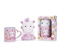 Posh Paws Swizzels Love Hearts Sparkles The Unicorn 'BFF' 11OZ Mug & Plush Gift Set, Pink, 37740