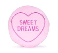 Posh Paws Swizzles Love Hearts 'SWEET DREAMS' Soft Cushion, Pink, One Size, (37724)