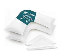 Posh Tag V Pillow With Pillowcase 140cm x 30cm Pack of 2, V Pillows For Adults, Maternity Neck Support, V Shaped Triangle Pillow, Extra Filled Hollow Fiber, Hypoallergenic
