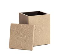 POSH TRADING COMPANY Chelsea Cotton Wool Box - Shagreen Natural