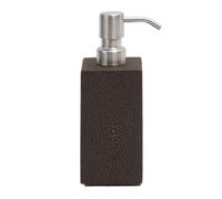 Chelsea Soap Dispenser - Faux Shagreen Chocolate Posh Trading Company Brown One Size