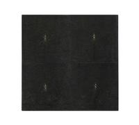 POSH TRADING COMPANY Placemat - Faux Shagreen Chocolate