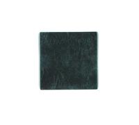 POSH TRADING COMPANY Silver Leaf Coaster - Stormy Sky