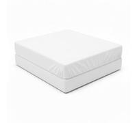 Posh Wave 1 Pack 4FT White Extra Deep Fitted Sheet 40cm Deep Pocket - Ultra Soft 1800 Brushed Microfiber Sheet, Wrinkle Resistant, Breathable & Easy Care