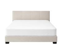 Posh Wave 1 Pack Double White Extra Deep Fitted Sheet 40cm Deep Pocket - Ultra Soft 1800 Brushed Microfiber Sheet, Wrinkle Resistant, Breathable & Easy Care