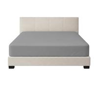 Posh Wave 1 Pack Extra Deep Fitted Sheet 40cm Deep Pocket Single - Ultra Soft 1800 Brushed Microfiber Sheet Wrinkle Resistant Breathable & Easy Care - Charcoal