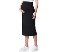 POSHDIVAH Women's Maternity Skirt, Black, X-Large