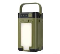 Posheliox Foldable 4-Leaf LED Camping Lantern with Hook, Solar