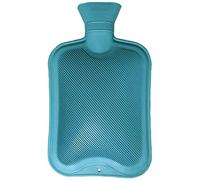 POSHLIVING Teal 0.5 Litre (500 ml) Hot Water Bottle | Natural Rubber Warm Winter Leak Proof with Stopper for Back Neck Periods Pain Relief Heat Massage Bed Cosy Warmer (0.5 Litre (500 ml))
