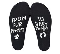 Poshzone Pregnant Mom, From Fur Mama to Baby Mama, Future Mom, Pregnancy Gift, New Gift Socks, Expecting