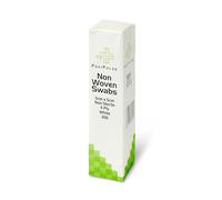 Posi Pulse 5cm x 5cm, 200ct Non-Sterile Gauze Swabs - 4 Ply Non-Woven Blend of Soft Strong Smooth Viscose/Polyester, 30g, Latex Free, CE Certified, White for Wound Dressing, Cleaning, Absorption