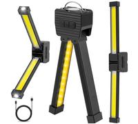 Posing Lamp Gym Magnetic, 7th Gear Dimming Portable Gym Lamp for Posing, Waterproof Portable Gym Light, Gym Lamp for Posing with 180 Degree Folding, Gym Portable Magnetic LED Flashlight, LED Gym Lamp