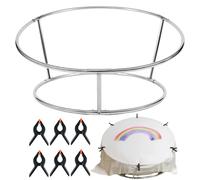 Posing Table for Newborn Photography Baby Photoshoot Backdrop Stand with 6 Clamps Stainless Steel Backdrop Frame Beanbag Background Station Travel Stand Pack Quick Assembly for Easy Storage/Studio
