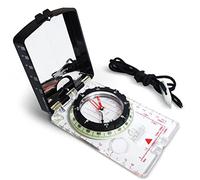 Posinly Multifunctional Orienteering Compass for Hiking, Mirror Sighting Compass with Adjustable Declination, Clinometer and Magnifier, Map Reading Compass for Camping, Scouting