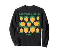 Positano Amalfi Coast Lemon Retro Italian Vacation Graphic Sweatshirt