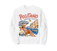 Positano Sunbathing Society Italian Coastal Vacation Sweatshirt
