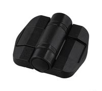 Position Control Hinge Detent Adjustable Plastic Black Multi-Angle 80 115 150 Degree Stop For Office Cupboard Cabinet Closet Showcase Door Easy Installation (C6-150°)