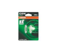 OSRAM ULTRA LIFE C5W halogen, indoor lighting, 6418ULT-02B, 12 V passenger car, double blister (2 units)