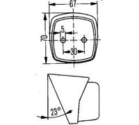 HELLA 2PF 004 081-107 Position Light - Halogen - 12V - mounting/Screw Connection - Lens Colour: Crystal clear - right/left - Quantity: 60