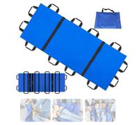 Positioning Bed Pad Multipurpose 70"x27"with 12 Non-Slip Handles & Carrying Bag- 400lbs Capacity, Waterproof Washable Lengthen Reusable Easy Lift & Transfer, for Caregiver, Family Aid(Blue)