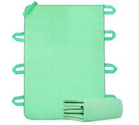 Positioning Bed Pad with 8 Handles 86 * 132cm Washable Incontinence Bed Pads Slide Sheets for Moving Patients on Bed Incontinence Sheets for Elderly Bedridden Turning Lifting Transferring