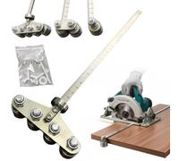 Positioning Calipers, Circular Saw Guide Rail for Precise Measurements & Easy Wood Cutting, Stainless Steel Precision Cutting Guide, Adjustable Guid-e Rail, Measuring Tool for Circular Saws