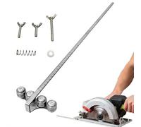 Positioning Calipers for Circular Saw, Rip Cut CircularSaw GuideRail, Adjustable Stainless Steel Positioning Calipers & Cutting Guide, Cutting Guide for Circular Saw Furniture Making