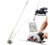 Positioning Calipers for Precise Measurements & Easy Wood Cutting - 23.63in Stainless Steel Precision Cutting Guide for Circular Saws, Adjustable Guide Rail Tool for Woodworking DIY Furniture Making