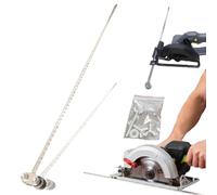 Positioning Calipers for Precise Measurements & Easy Wood Cutting - 23.63in Stainless Steel Precision Cutting Guide for Circular Saws, Adjustable Guide Rail Tool for Woodworking DIY Furniture Making