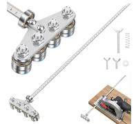 Positioning Calipers for Precise Measurements & Easy Wood Cutting, Circular Saw Straight Line Guide, Adjustable Stainless Steel Rip Fence Tool (60cm)