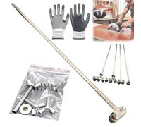 Positioning Calipers for Precise Measurements & Easy Wood Cutting, Stainless Steel Guide with Precision Measurement, Adjustable Woodworking Tool for Carpentry and DIY Projects(Double bearing 24in)