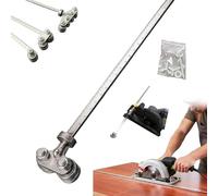 Positioning Calipers for Precise Measurements & Easy Wood Cutting, Stainless Steel Precision Cutting Guide for Circular Saws, 60cm Adjustable Guide Rail, GuideRail Tool for Woodworking DIY