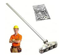 Positioning Calipers for Precise Measurements & Easy Wood Cutting, Stainless Steel Precision Cutting Guide for Circular Saws, Adjustable Guide Rail（60cm/23.6in）