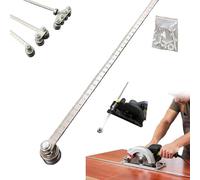 Positioning Calipers for Precise Measurements & Easy Wood Cutting, Stainless Steel Precision Cutting Guide for Circular Saws, 60cm Adjustable Guide Rail, GuideRail Tool for Woodworking DIY