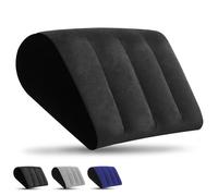 Positioning Leg Elevation Pillow-Neck Pillows for Pain Relief Deep Sleep Bed Cushion Body Pillow-Knee Pillow Bed Accessories Lumbar Support Pillow for Back Sleeper,Fast Inflating Deflation(Black)