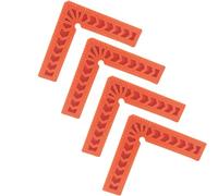 Positioning Squares, CTRICALVER 4 pcs 4" 90 Degree Clamping Squares, Right Angle Clamps, for Picture Frame Box Cabinets Drawers