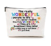 Positive Affirmation Gifts,Motivational Make up Organiser Makeup Case Cosmetic Bag, Cheer Up Positivity Inspirational Gifts for Women Teenage Girls Daughter Colleague Friends Sister