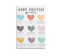 Positive Affirmation of Mental HealthWall Decoration Posters Motivational Wall Posters Suitable for Office Gym Bedroom Decoration AestheticUnframe-style 16x24inch(40x60cm)
