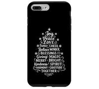 Positive Affirmations Christmas Tree XMAS Holidays Case for iPhone 7 Plus/8 Plus
