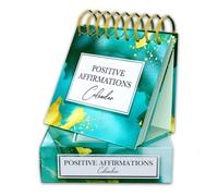 Positive Affirmations Desk Calendar - 366 Day Perpetual Self-Care & Mindfulness Quote Calendar - Birthday Gift for Women & Mother’s Day Present - With Stand - Use Year After Year