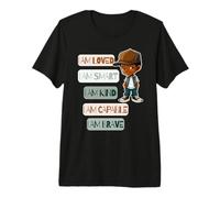 Positive Affirmations for African American Boys Premium T-Shirt
