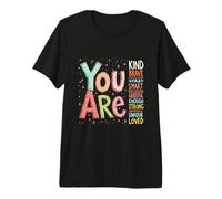 Positive Affirmations Motivational Quote Uplifting Message Premium T-Shirt