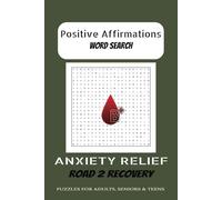 "Positive Affirmations" word search puzzle book: For Anxiety relief & Self motivation ! Gift for near & dear ones!!