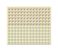 Positive and Negative Labels, Stickers, Labels, Plus Round Stickers, 8mm Stickers, Paper, Minus and Coated H4q0 Small on Labels,Hello Pantry Labels,Pantry Leave to Sticker Gold Stick Round Clo