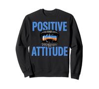 Positive Attitude Pilot Aviation Cockpit Instrument Sweatshirt